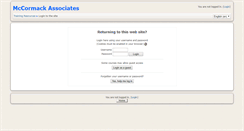 Desktop Screenshot of moodle.mccormackassociates.org.uk